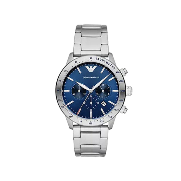 Men Mario Silver Watch