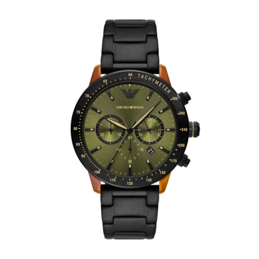 Men Mario Green 43mm Watch