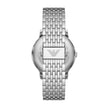 Men Minimalist Silver 42mm Watch