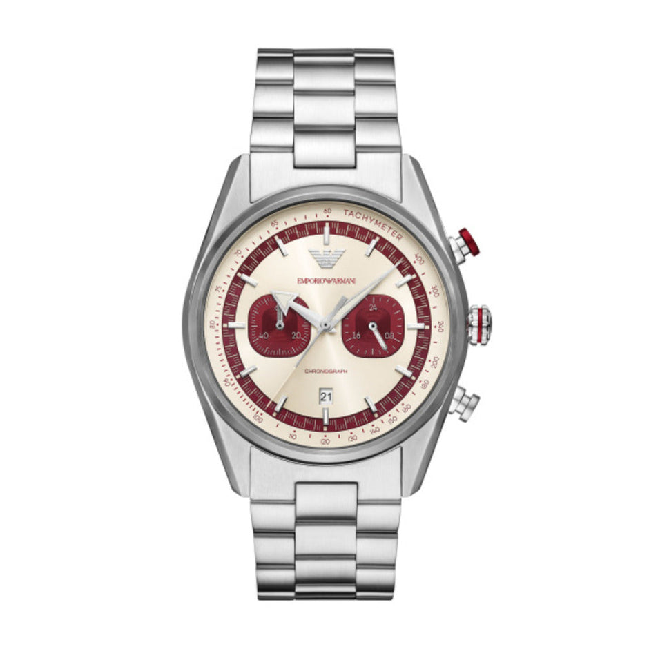 Men Silver 42mm Watch