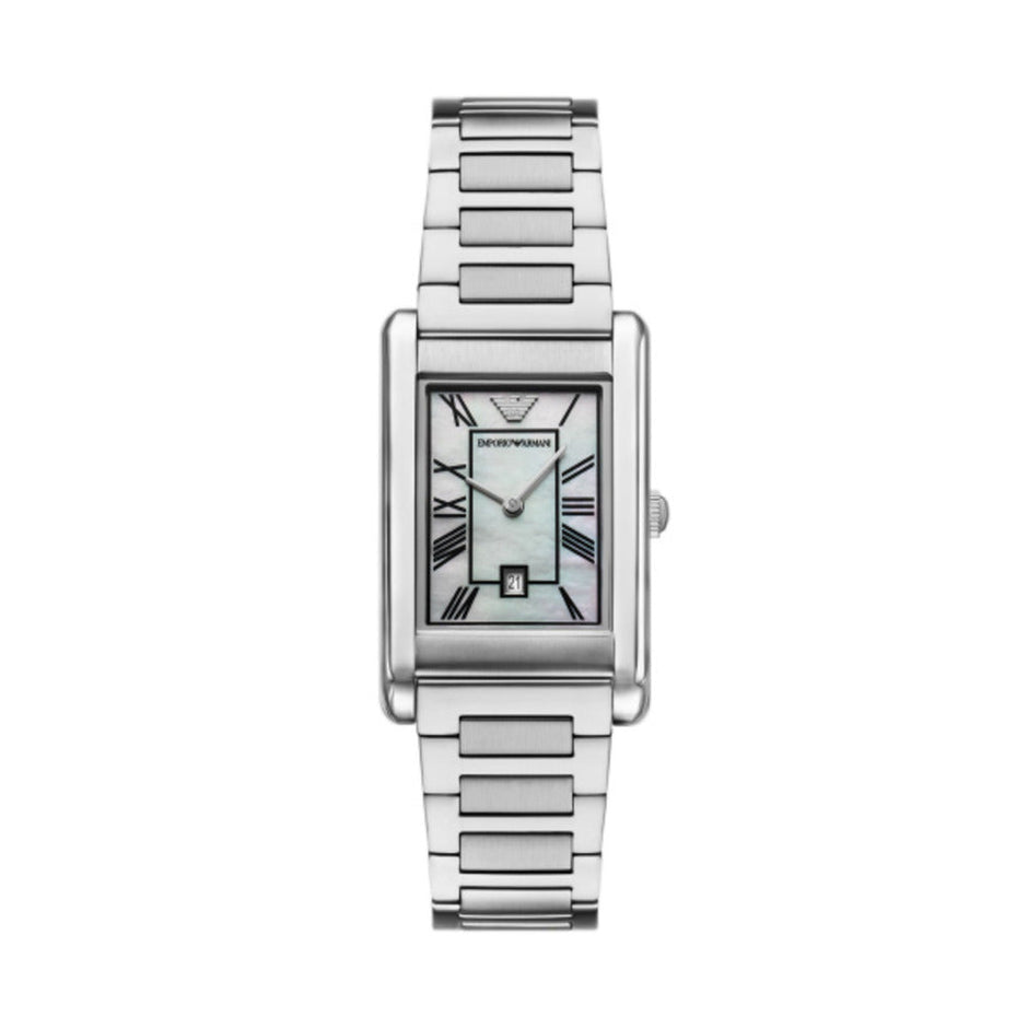 Men Gino Silver 25mm Watch
