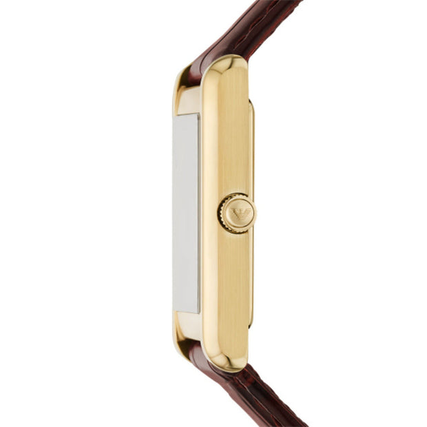 Men Gold 25mm Watch