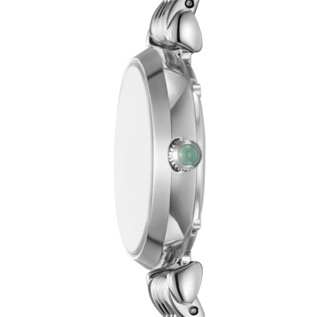 Women Gianni T-Bar Silver 28mm Watch