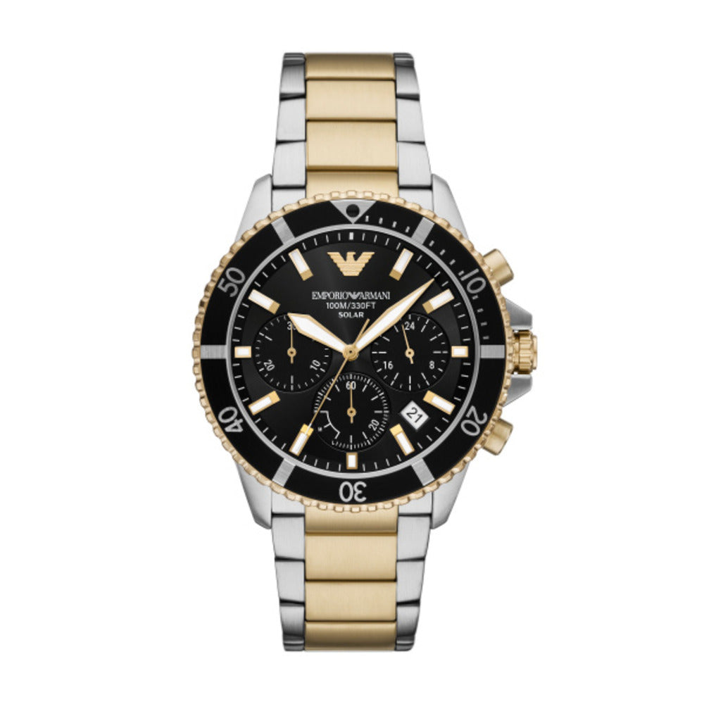 Men World Explorer Gold / Silver 43mm Watch