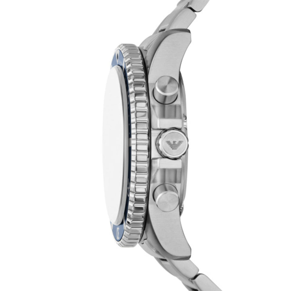 Men World Explorer Silver 43mm Watch