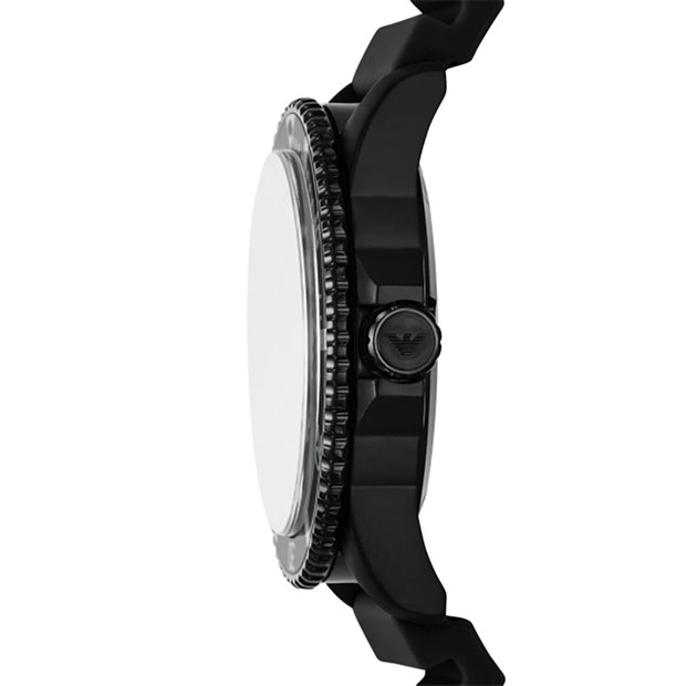 Men Black 42mm Watch