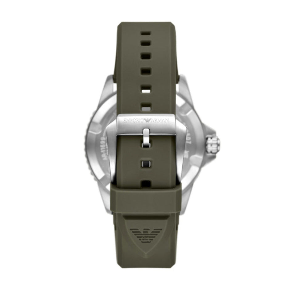 Men World Explorer Green Watch