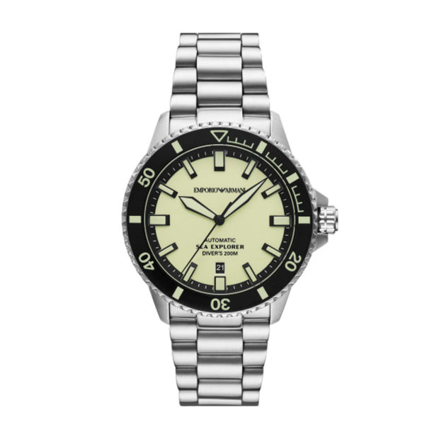 Men Sea Explorer Silver Watch