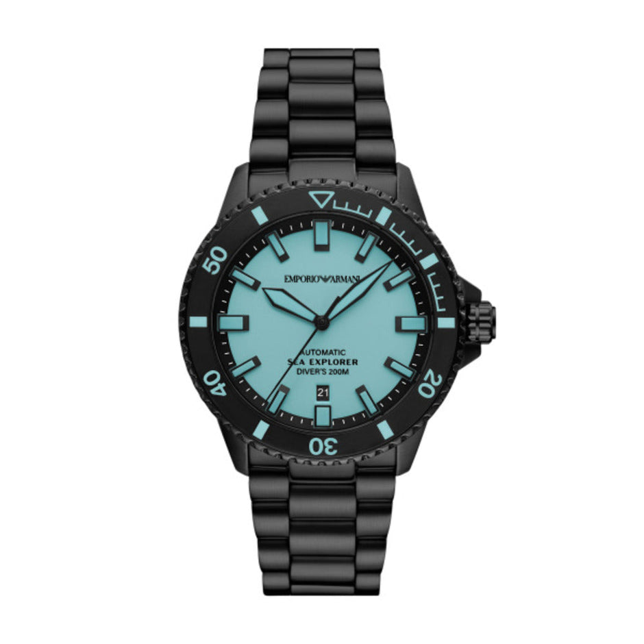 Men Sea Explorer Black 42.5mm Watch