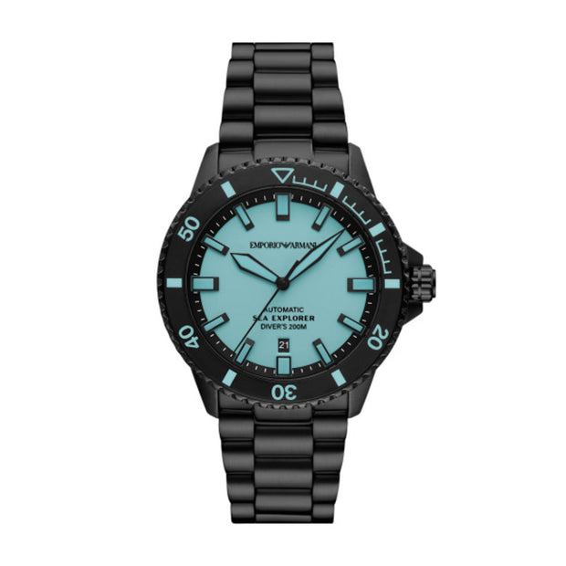 Men Sea Explorer Black 42.5mm Watch