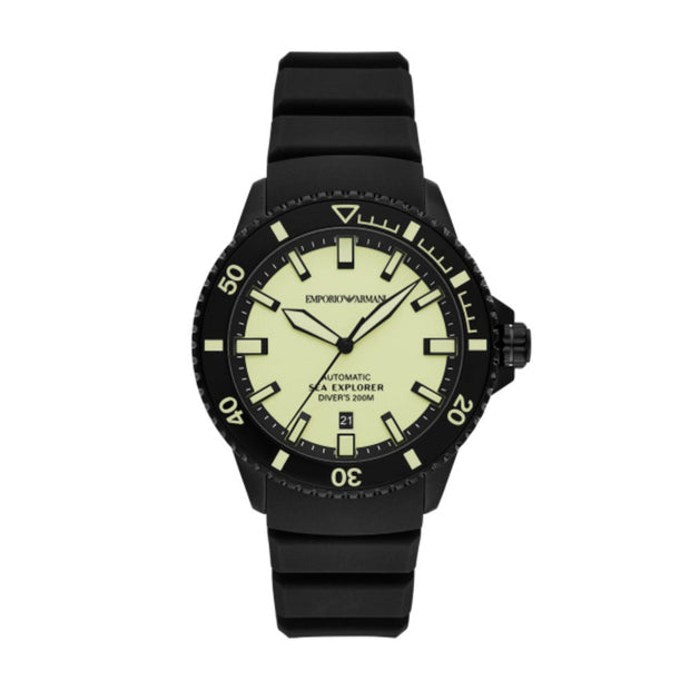 Men Sea Explorer Black 42.5mm Watch