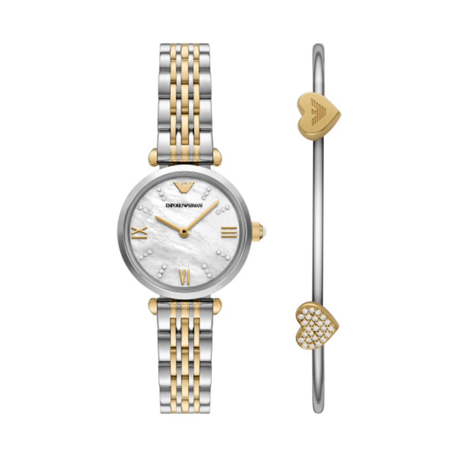 Women Gianni T-Bar Gold / Silver 28mm Watch