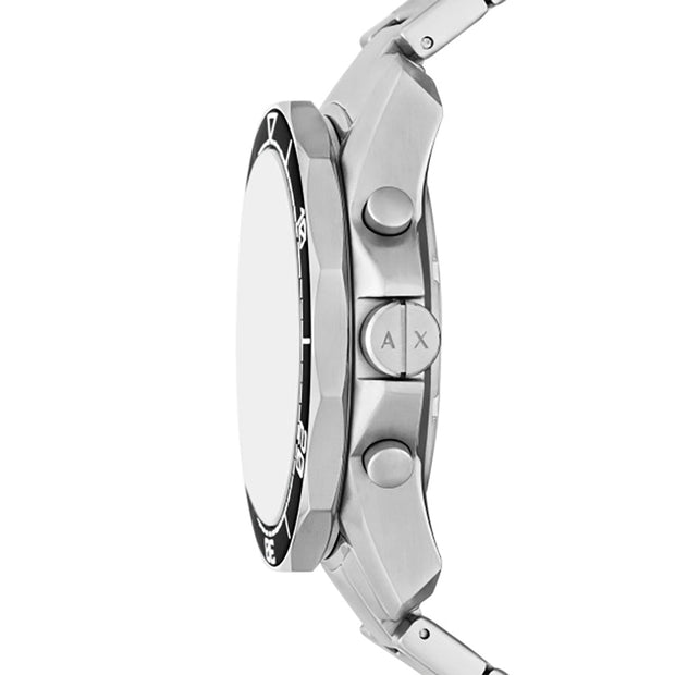 Men Silver 44mm Watch