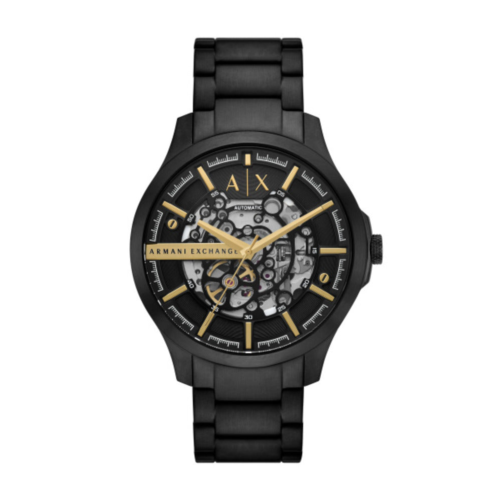 Men Hampton Black 46mm Watch