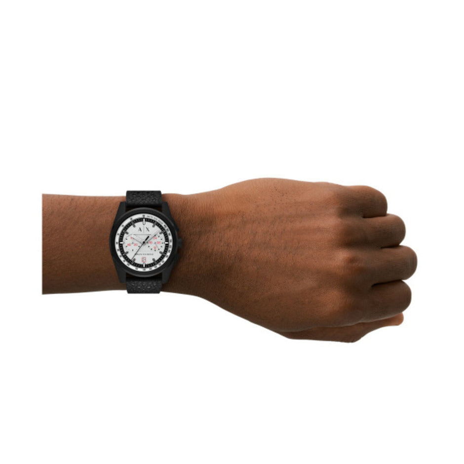 Men Black 42mm Watch