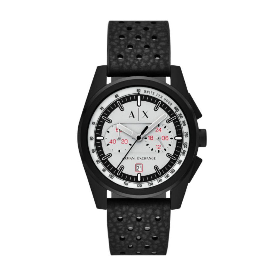 Men Black 42mm Watch