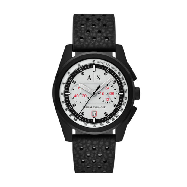 Men Black 42mm Watch