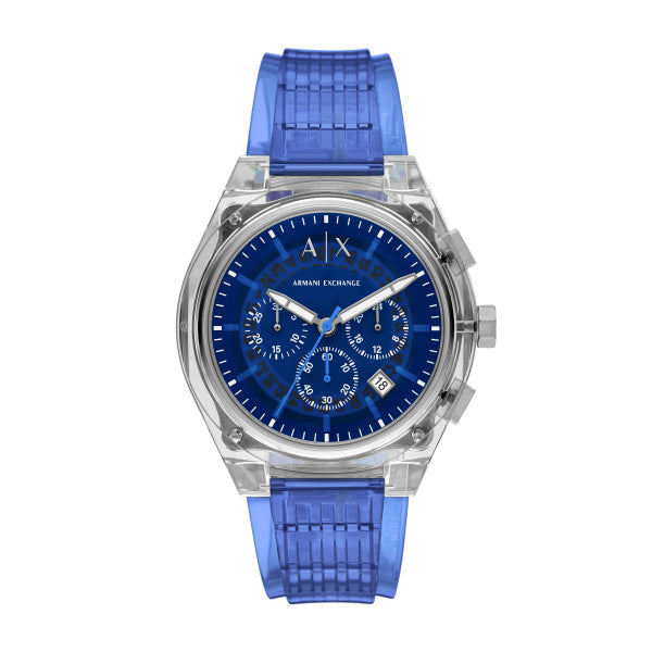 Men Sync Clear 44mm Watch