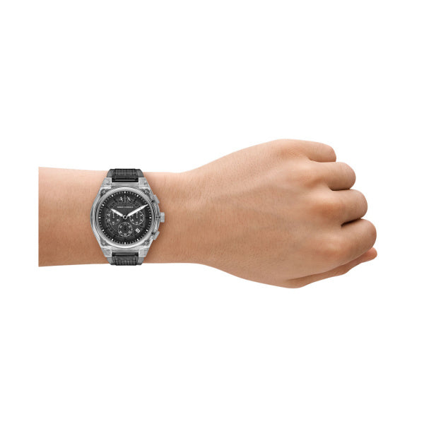 Men Sync Clear 44mm Watch