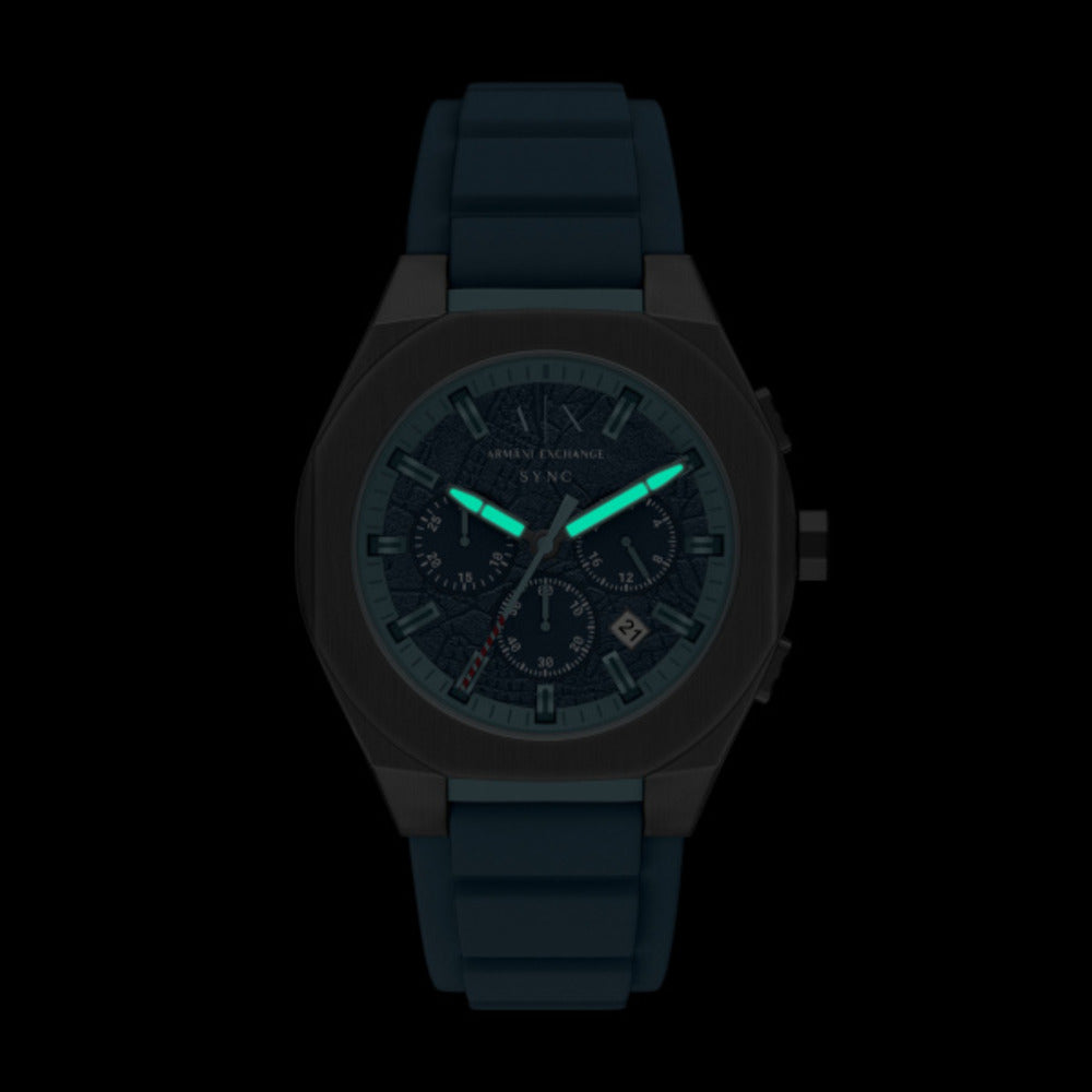 Men Sync Blue Watch