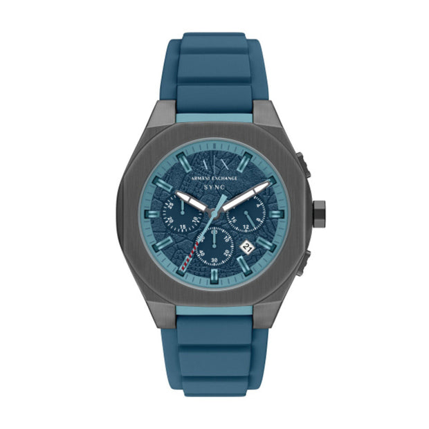 Men Sync Blue Watch