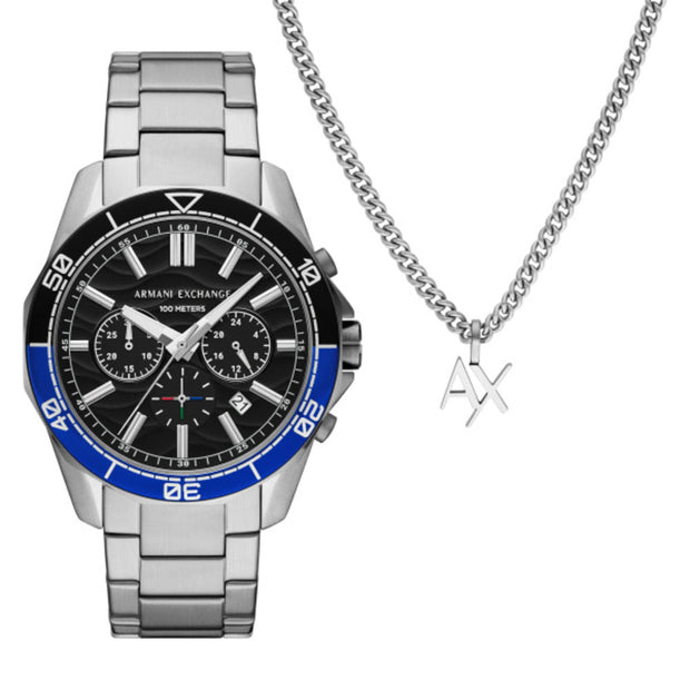 Men Spencer Silver Watch Set