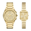 Unisex Sync Gold Watch Set