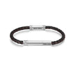 Men Barrell Silver Bracelet