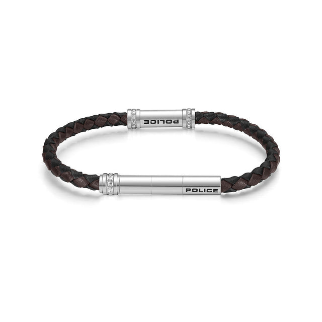 Men Barrell Silver Bracelet