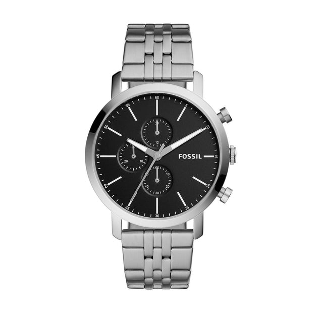 Men Luther Silver 44mm Watch