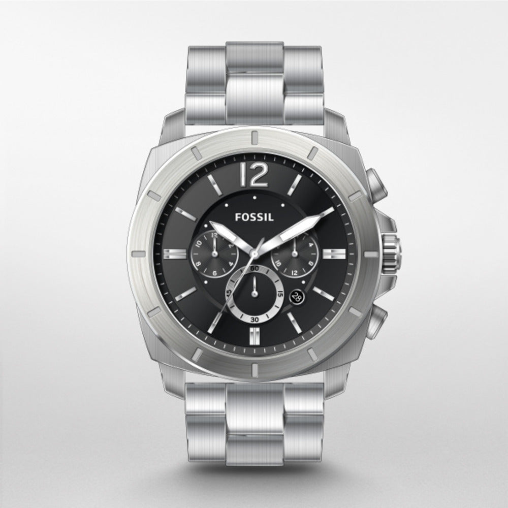Men Privateer Silver 48mm Watch