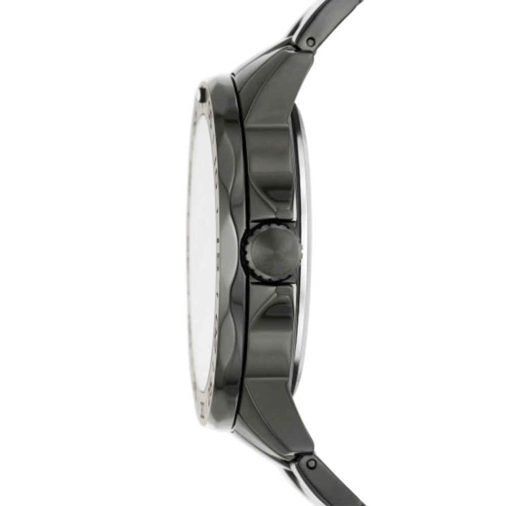 Men Gift Set Grey 45mm Watch
