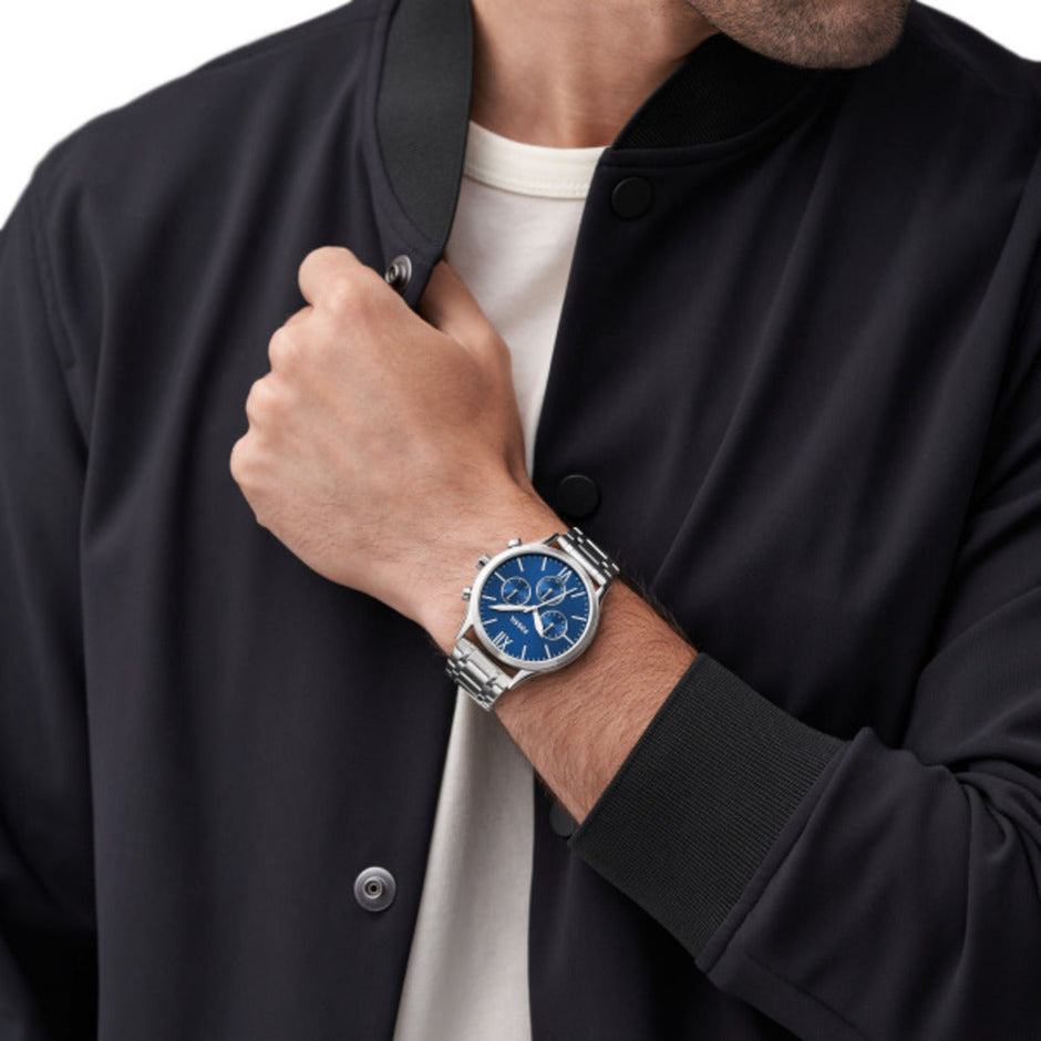 Men Fenmore Blue 44mm Watch