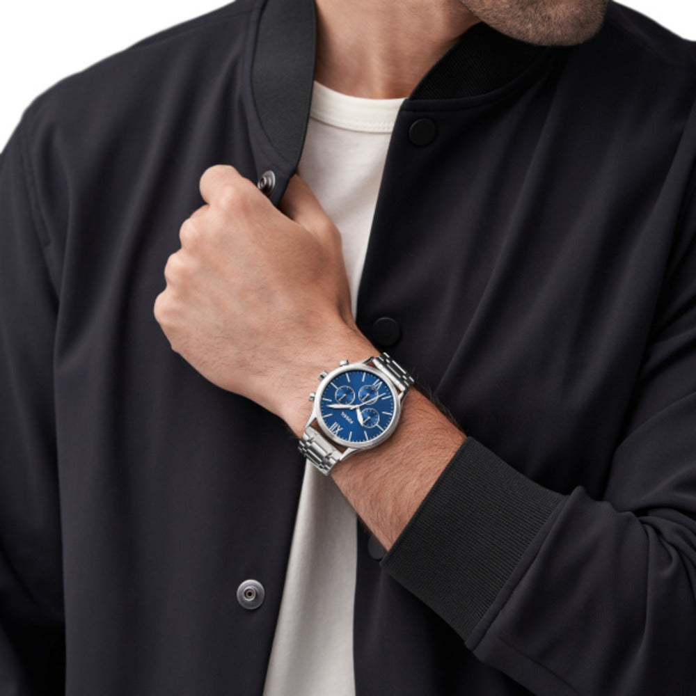 Men Fenmore Blue 44mm Watch