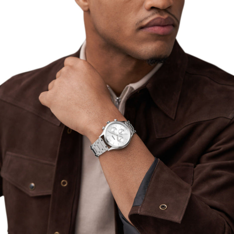 Men Fenmore Silver 44mm Watch