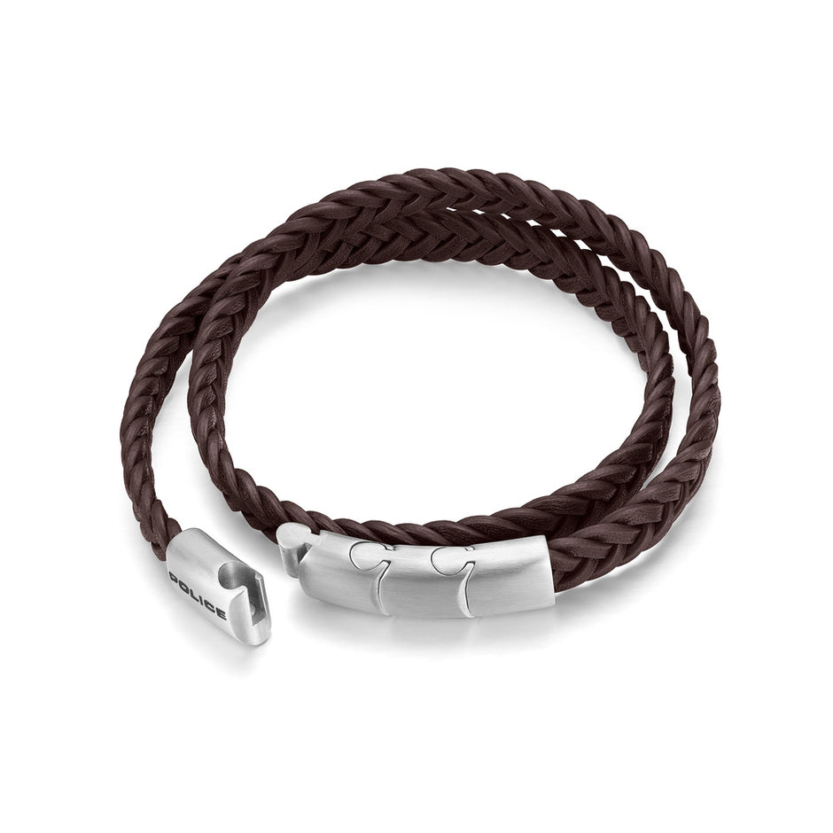 Men Braid Brown Bracelet