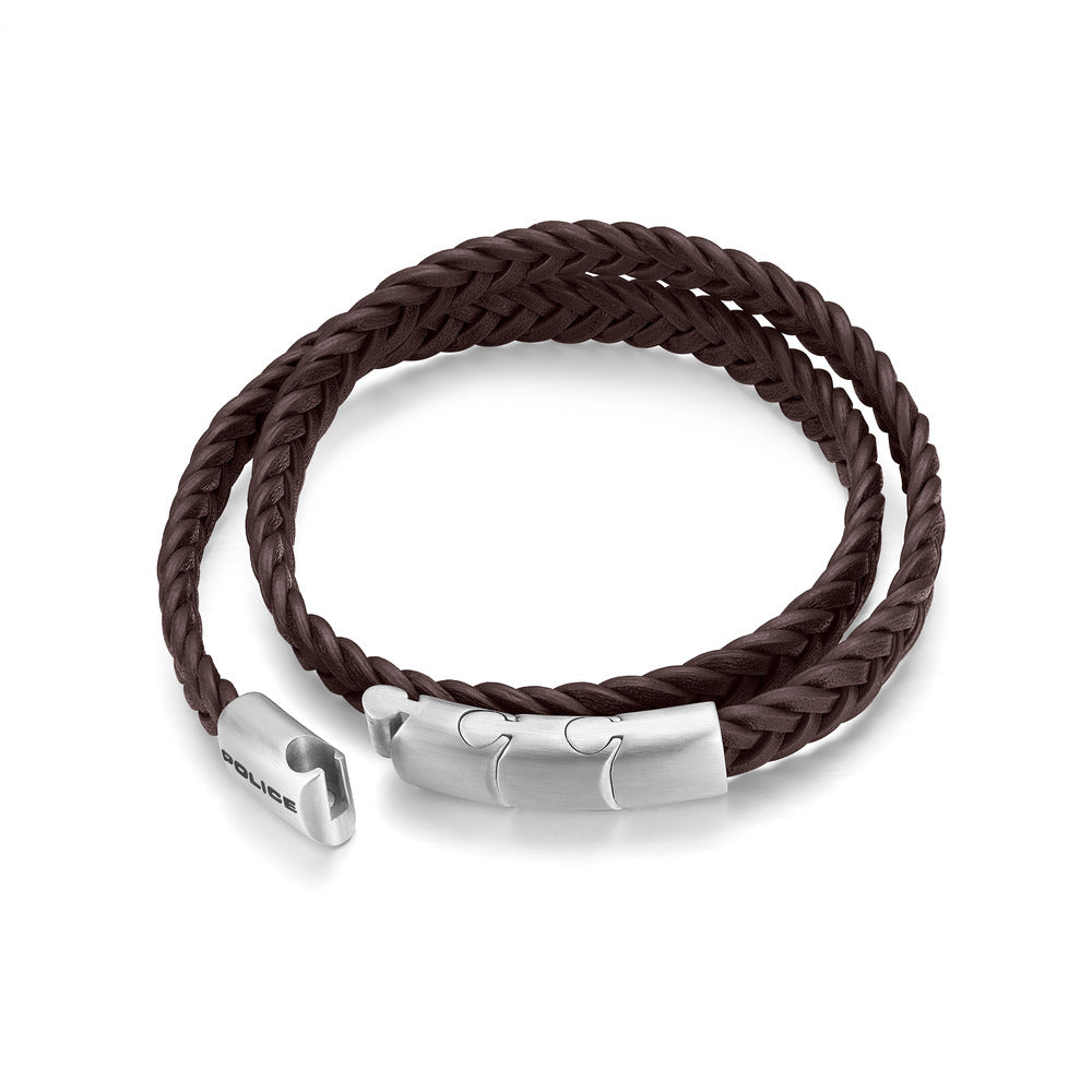 Men Braid Brown Bracelet