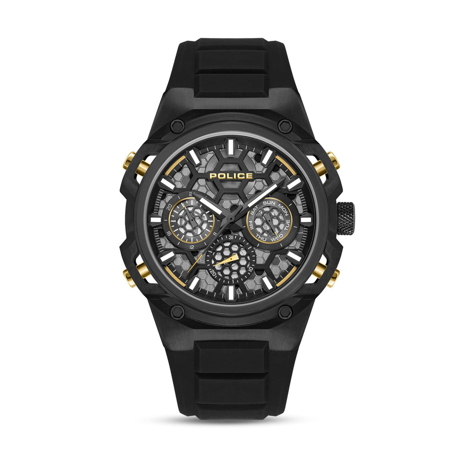 Men Challenger Black 46Mm Watch