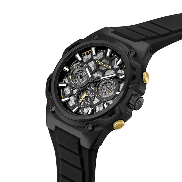 Men Challenger Black 46Mm Watch
