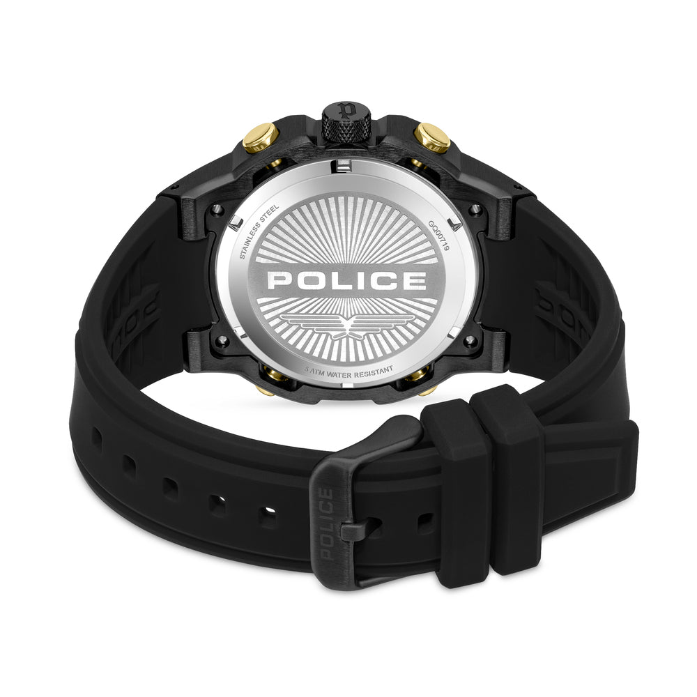 Men Challenger Black 46Mm Watch