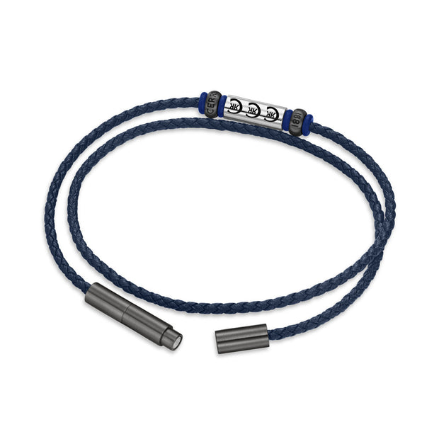 Men Abriana Blue / Gunmetal Bracelet