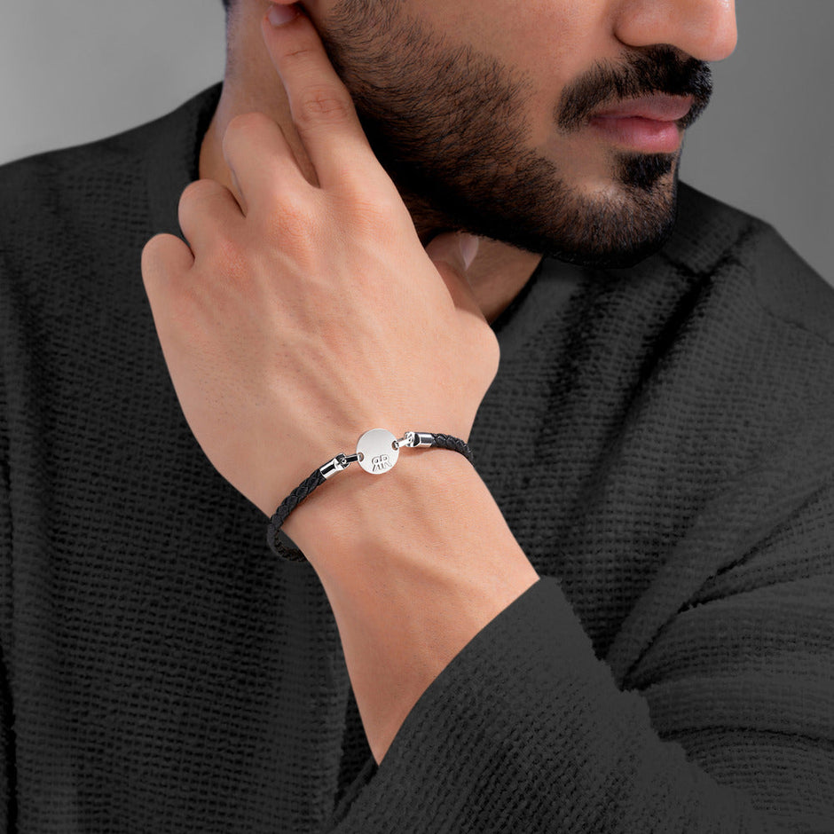 Men Enzo Silver Bracelet