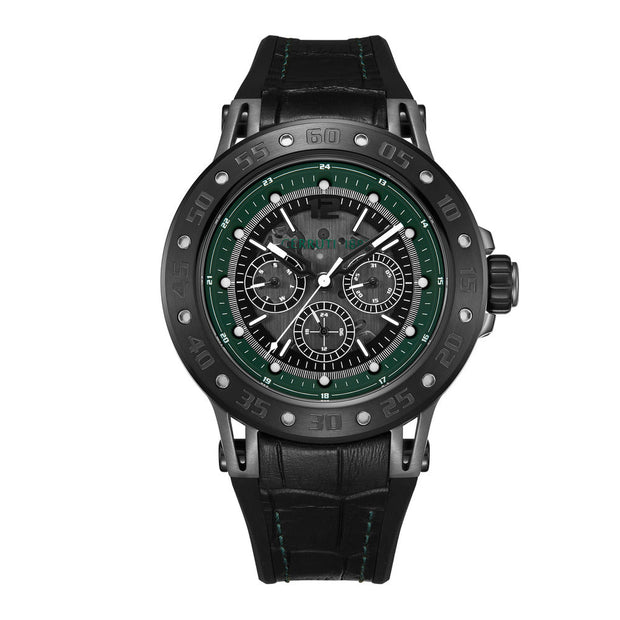 Men Velletri Green Smoke 45mm Watch