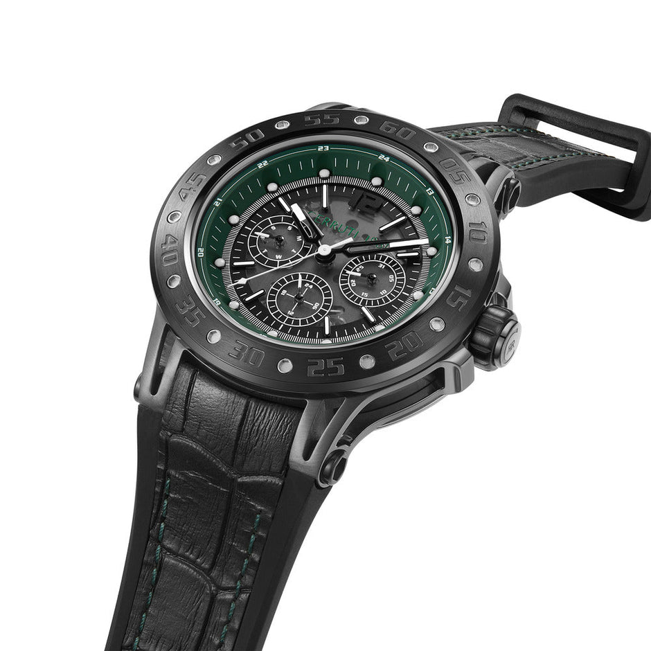 Men Velletri Green Smoke 45mm Watch