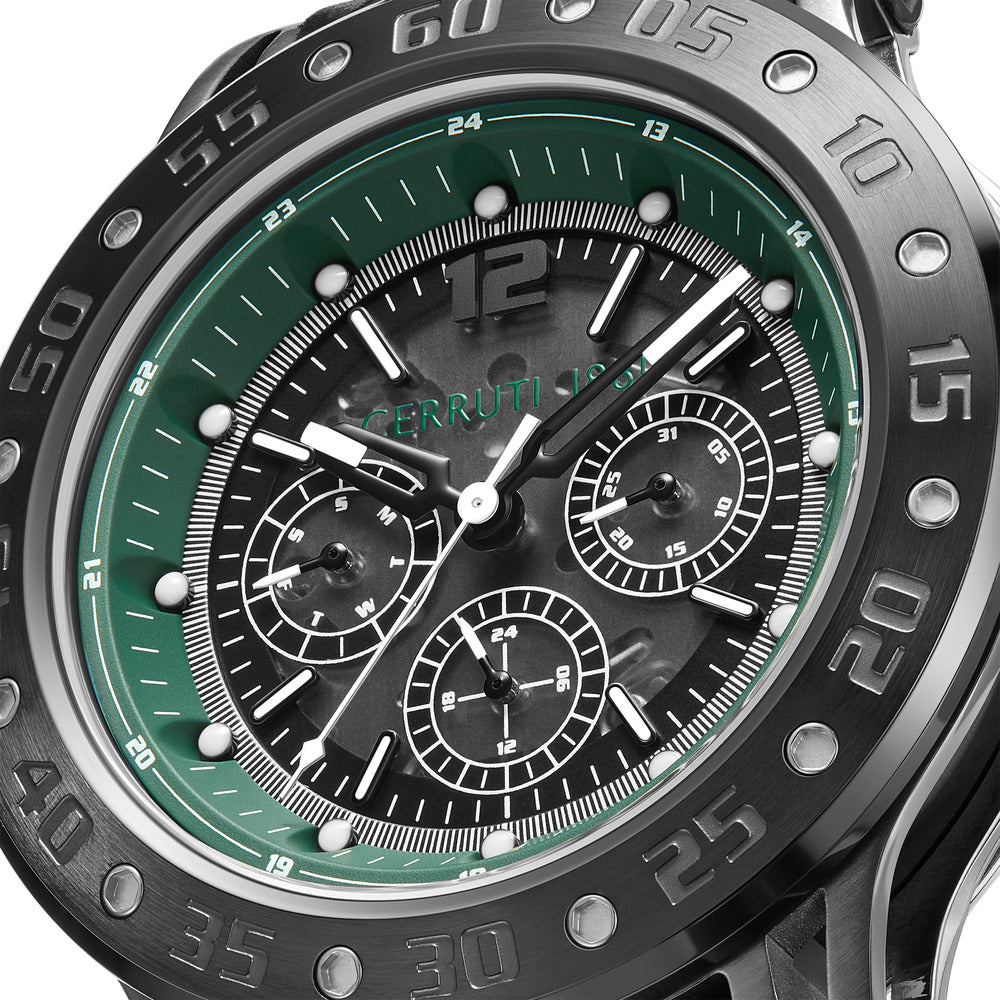 Men Velletri Green Smoke 45mm Watch