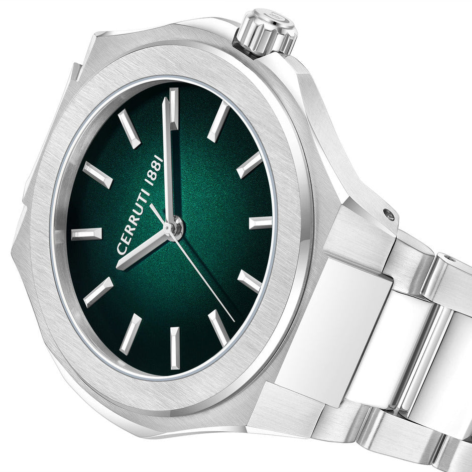 Men Lucardo Green Gradient 56mm Watch