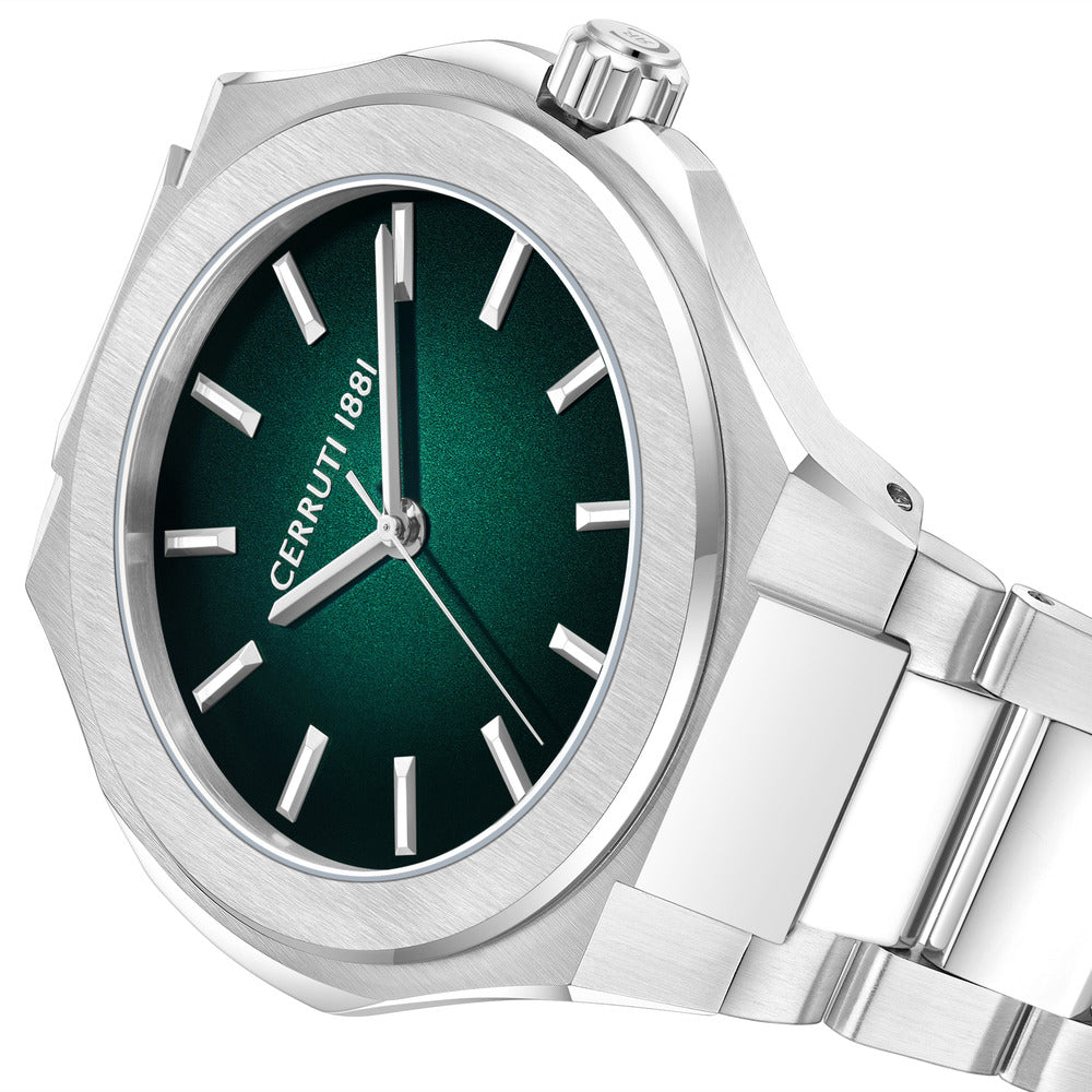 Men Lucardo Green Gradient 56mm Watch