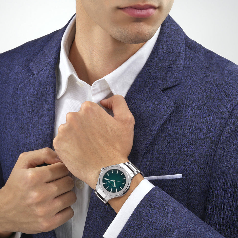 Men Lucardo Green Gradient 56mm Watch