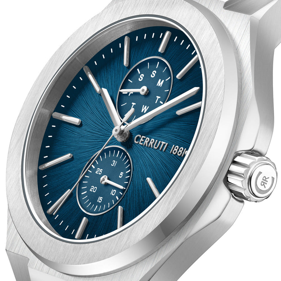 Men Lucardo 52mm Silver Watch