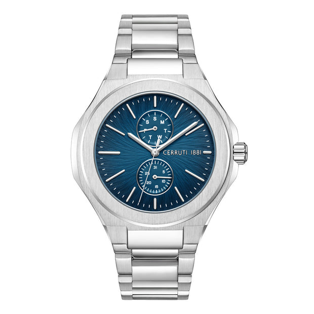 Men Lucardo 52mm Silver Watch